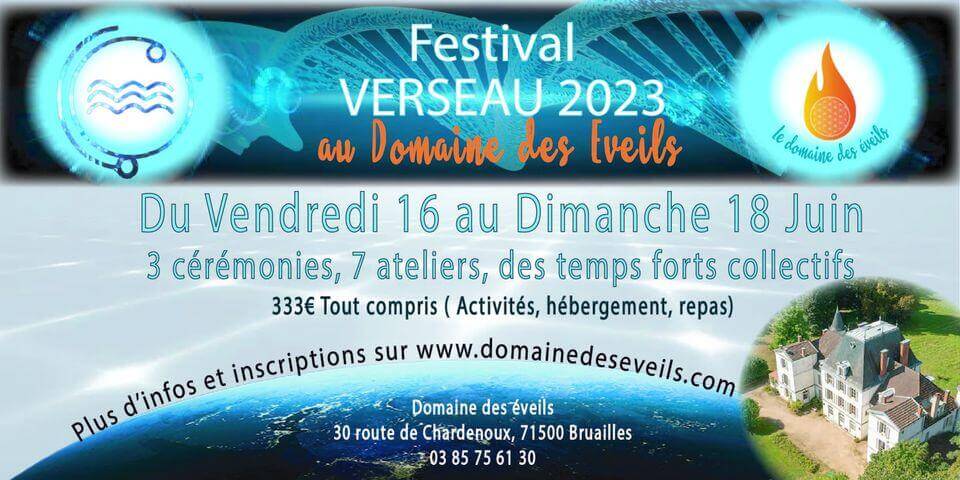 Festival VERSEAU 2023 - au Domaine des Eveils
