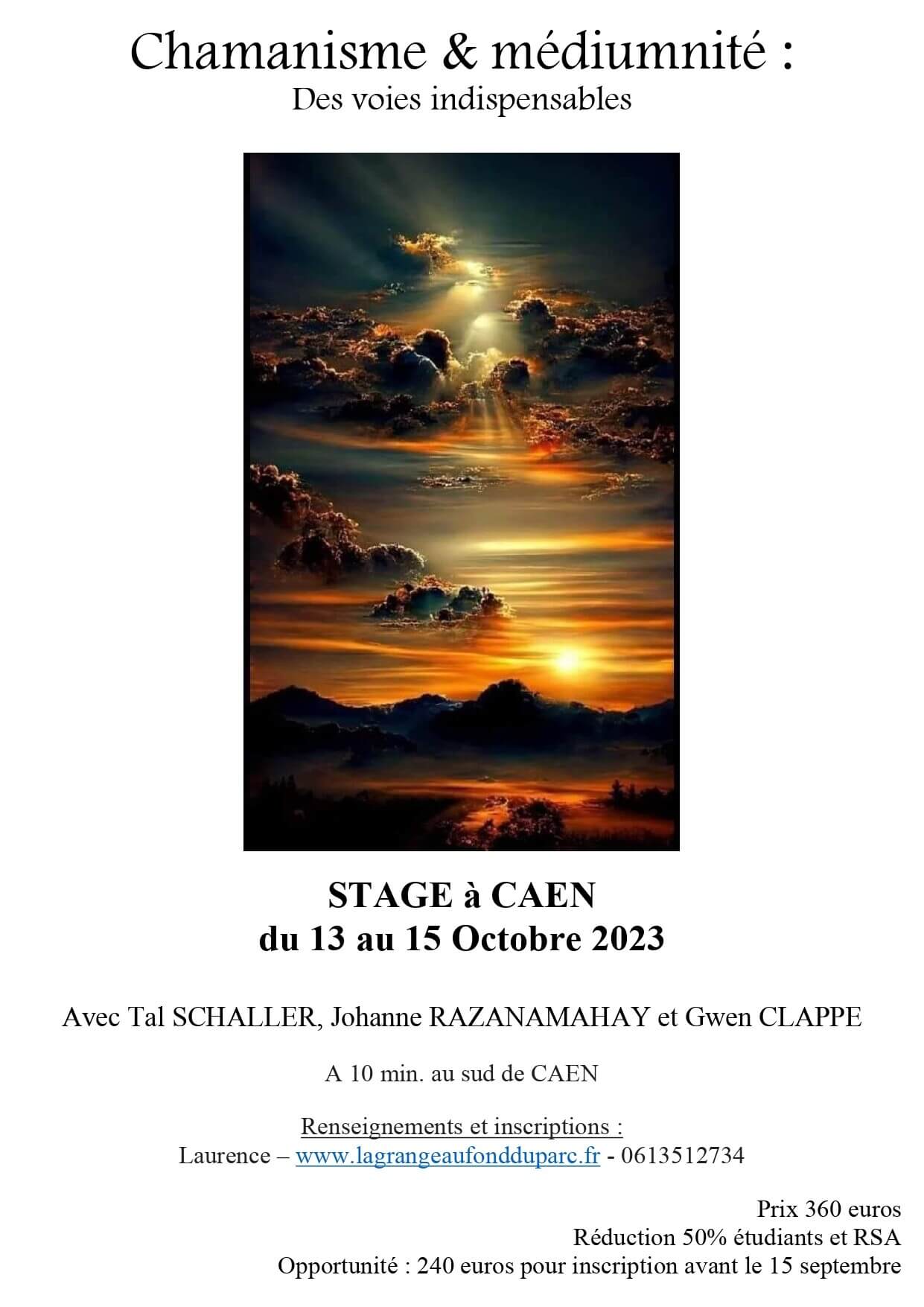 stage CAEN octobre 2023